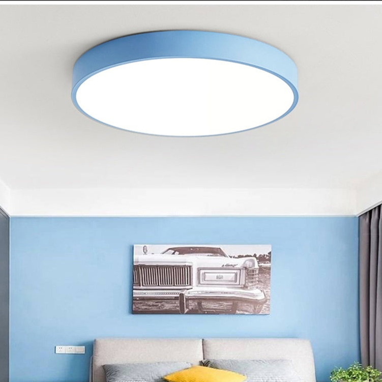 Nowoczesna Okrągła Lampa Sufitowa LED – Do Salonu, Sypialni i Jadalni