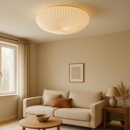 Nowoczesna rzeźbiona lampa sufitowa z wbudowanym podświetleniem LED
