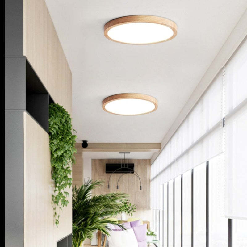 Nowoczesna ściemnialna lampa sufitowa LED z trójkolorowym oświetleniem do salonu i sypialni