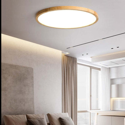 Nowoczesna ściemnialna lampa sufitowa LED z trójkolorowym oświetleniem do salonu i sypialni