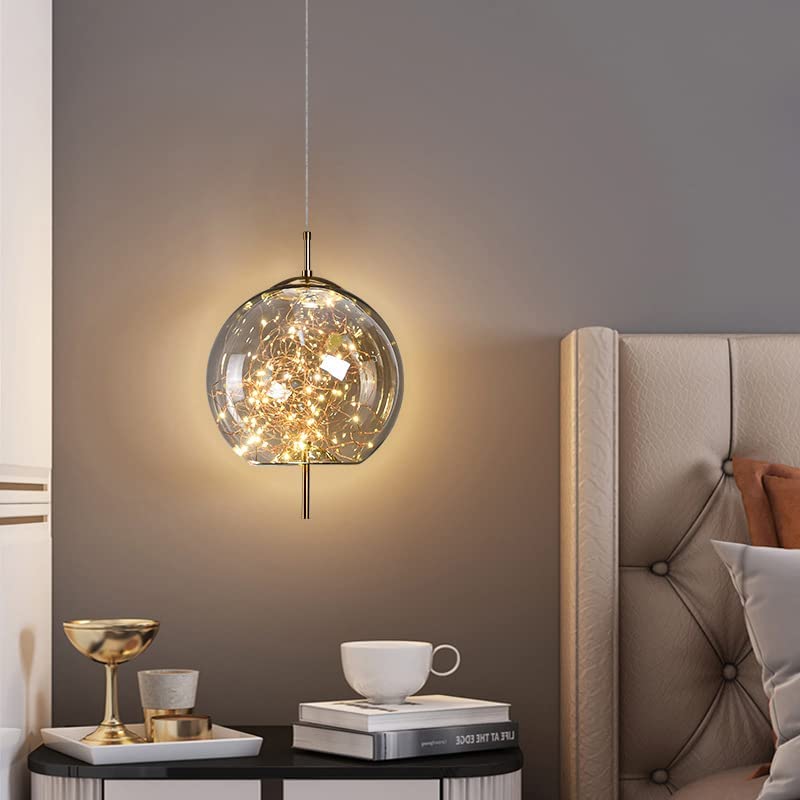 Nowoczesna szklana lampa sufitowa LED – idealna do przestrzeni domowych