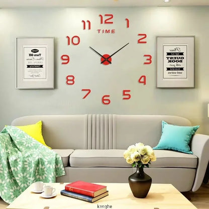 Nowoczesny Kwarcowy Zegar Ścienny 40 cm - Akrylowy Design