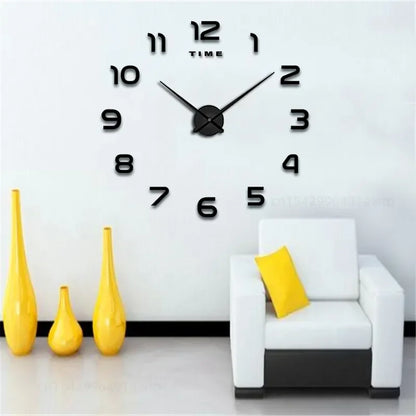 Nowoczesny Kwarcowy Zegar Ścienny 40 cm - Akrylowy Design