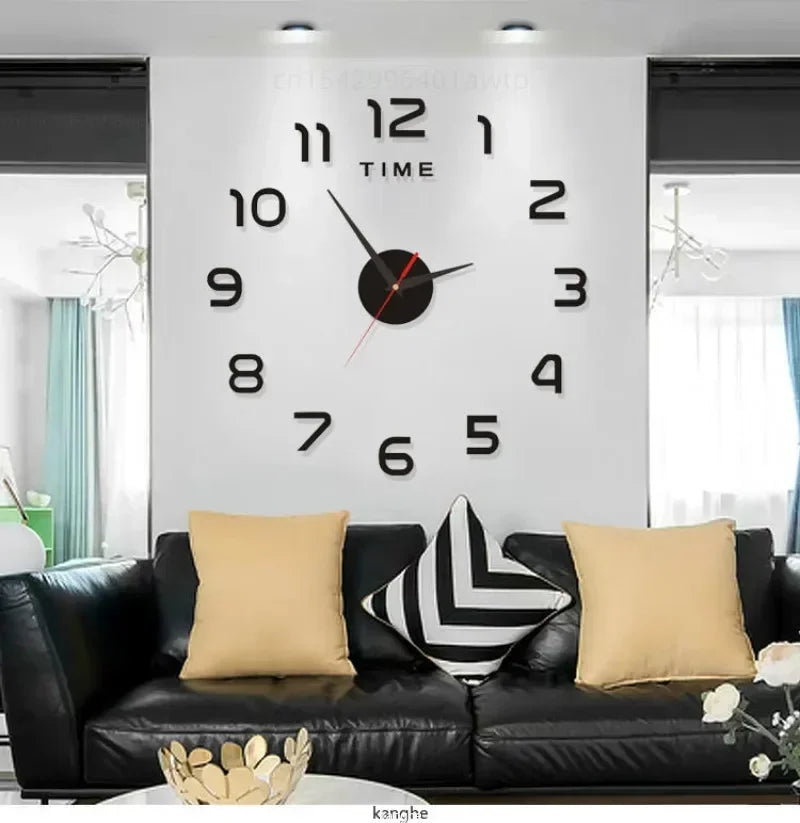 Nowoczesny Kwarcowy Zegar Ścienny 40 cm - Akrylowy Design
