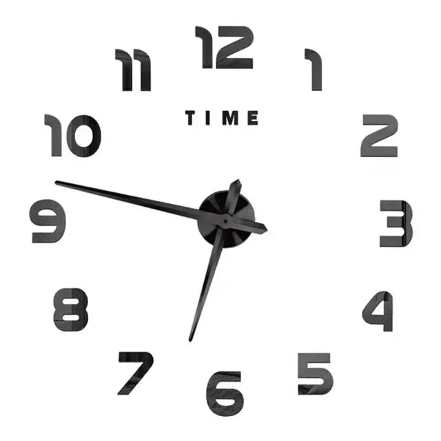 Nowoczesny Kwarcowy Zegar Ścienny 40 cm - Akrylowy Design