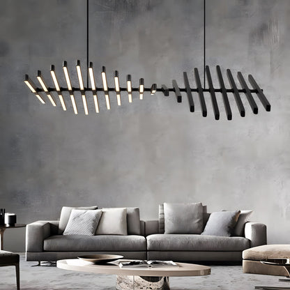 Nowoczesny Żyrandol LED DNA - Lampa Sufitowa