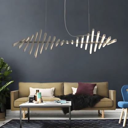 Nowoczesny Żyrandol LED DNA - Lampa Sufitowa