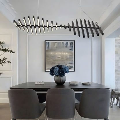 Nowoczesny Żyrandol LED DNA - Lampa Sufitowa