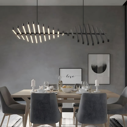 Nowoczesny Żyrandol LED DNA - Lampa Sufitowa