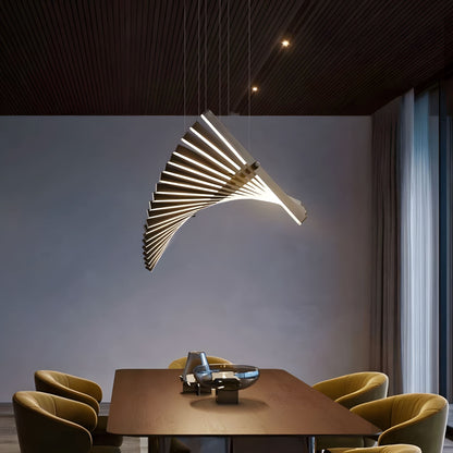 Nowoczesny Żyrandol LED DNA - Lampa Sufitowa