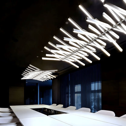 Nowoczesny Żyrandol LED DNA - Lampa Sufitowa