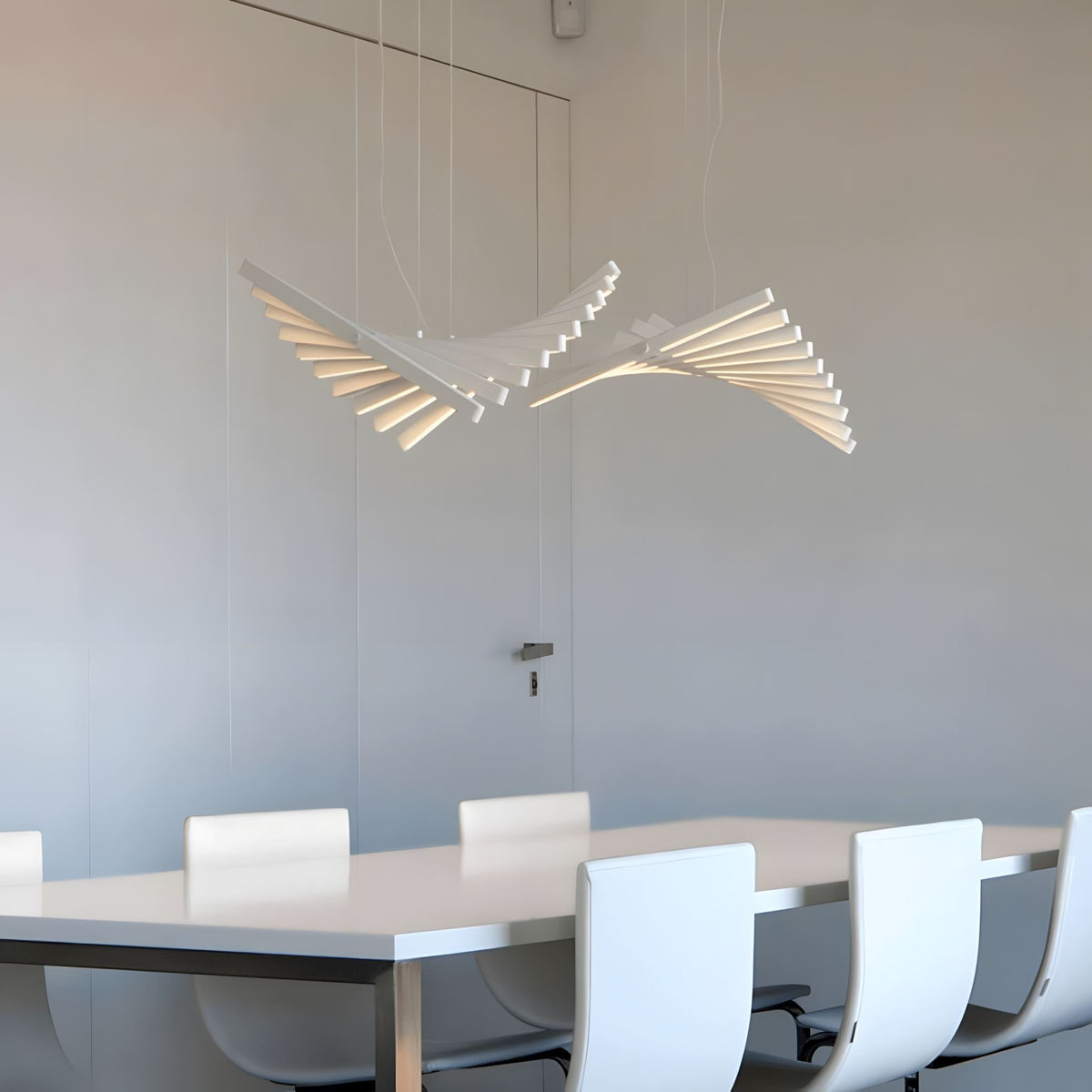Nowoczesny Żyrandol LED DNA - Lampa Sufitowa