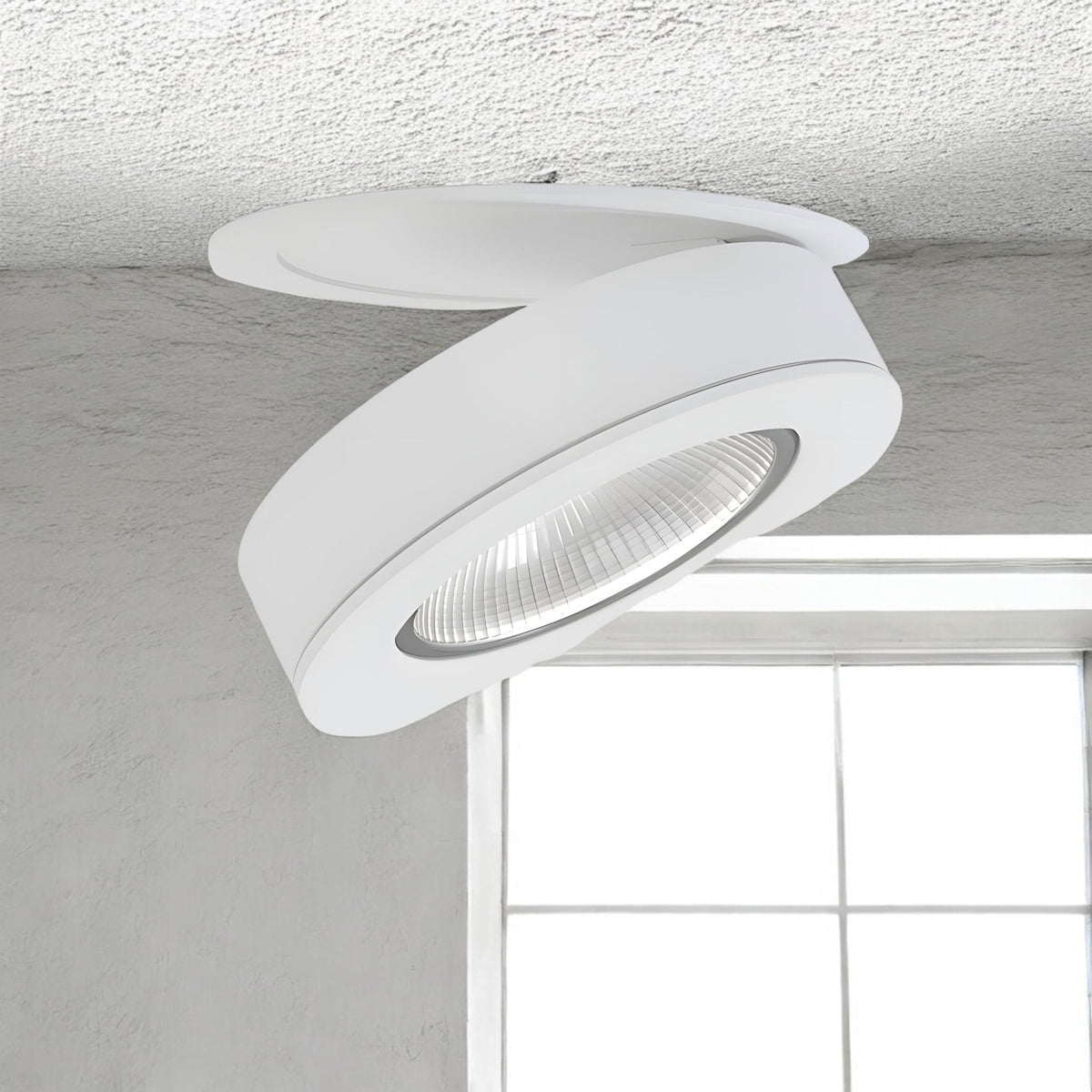 Obrotowa Lampa Sufitowa LED Wpuszczana 360°