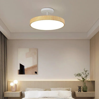 Okrągła Lampa Sufitowa LED Skandynawska – Harmonia i Styl