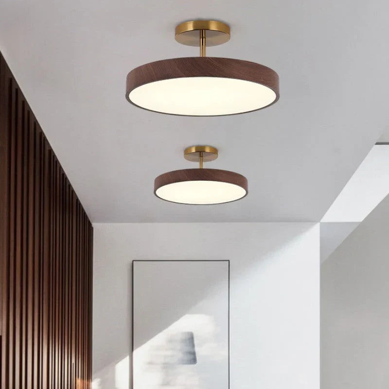 Okrągła Półwpuszczana Lampa Sufitowa LED Design Skandynawski