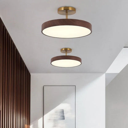 Okrągła Półwpuszczana Lampa Sufitowa LED Design Skandynawski