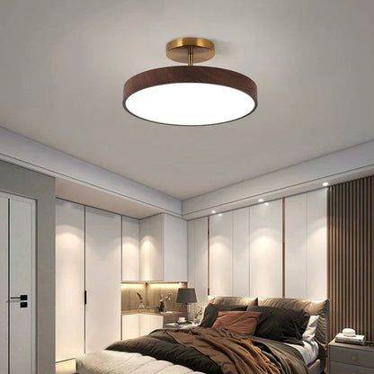 Okrągła Półwpuszczana Lampa Sufitowa LED Design Skandynawski