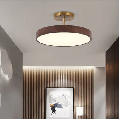 Okrągła Półwpuszczana Lampa Sufitowa LED Design Skandynawski