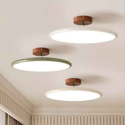 Okrągła Smukła Lampa Sufitowa LED Oprawa Natynkowa