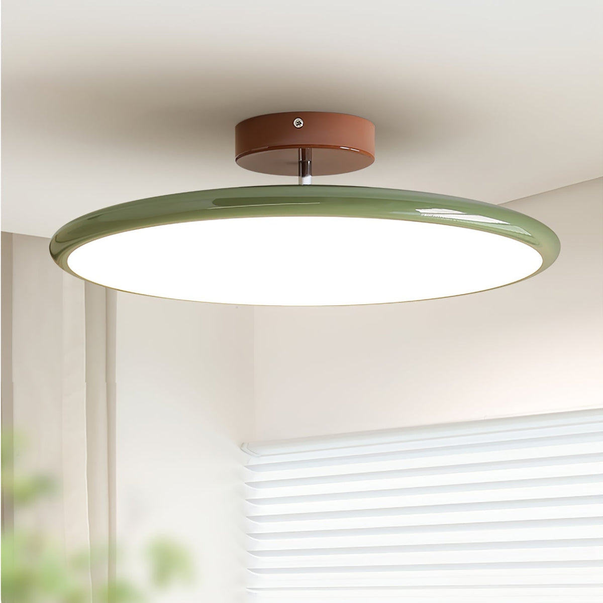 Okrągła Smukła Lampa Sufitowa LED Oprawa Natynkowa