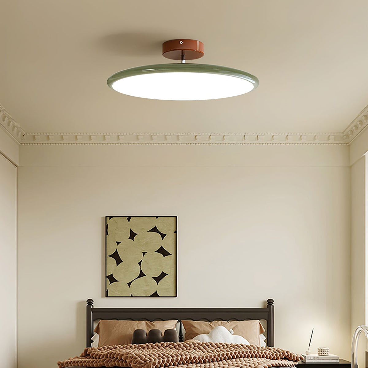 Okrągła Smukła Lampa Sufitowa LED Oprawa Natynkowa