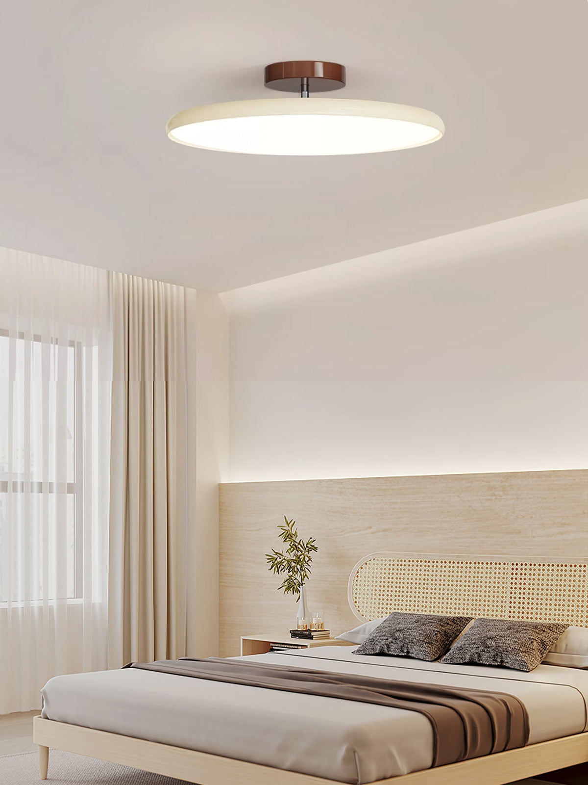 Okrągła Smukła Lampa Sufitowa LED Oprawa Natynkowa