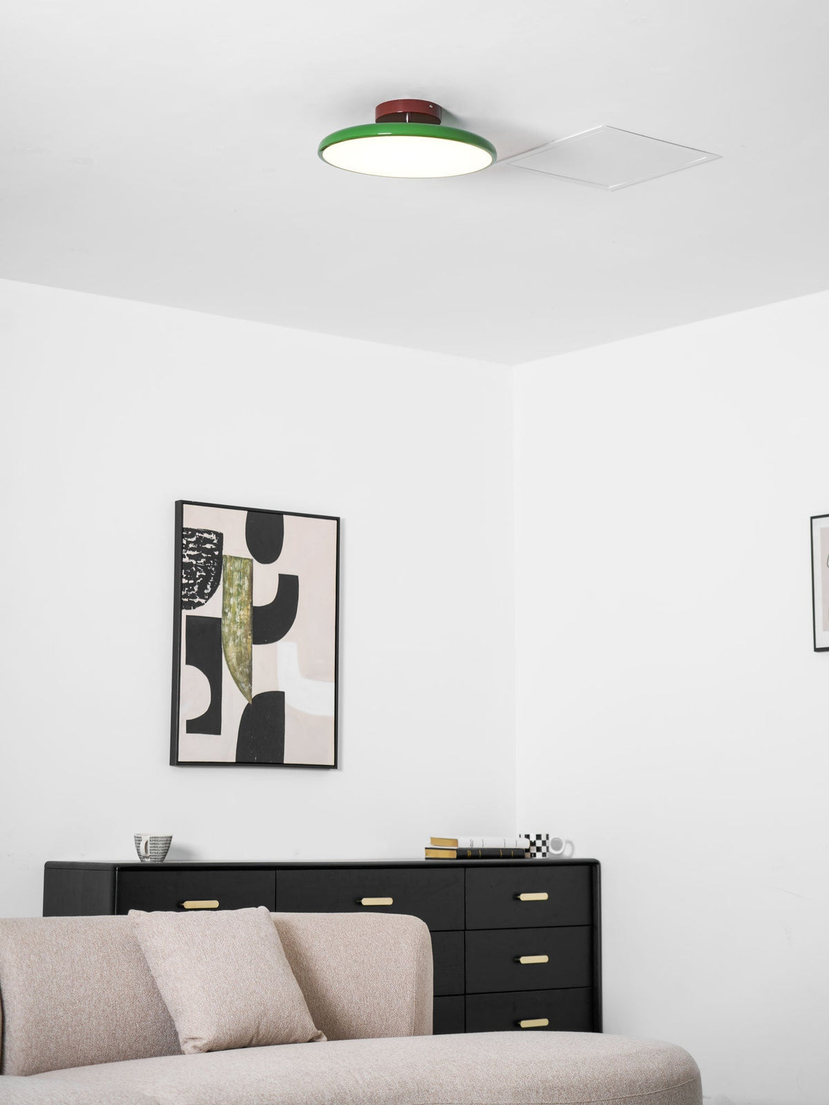 Okrągła Smukła Lampa Sufitowa LED Oprawa Natynkowa