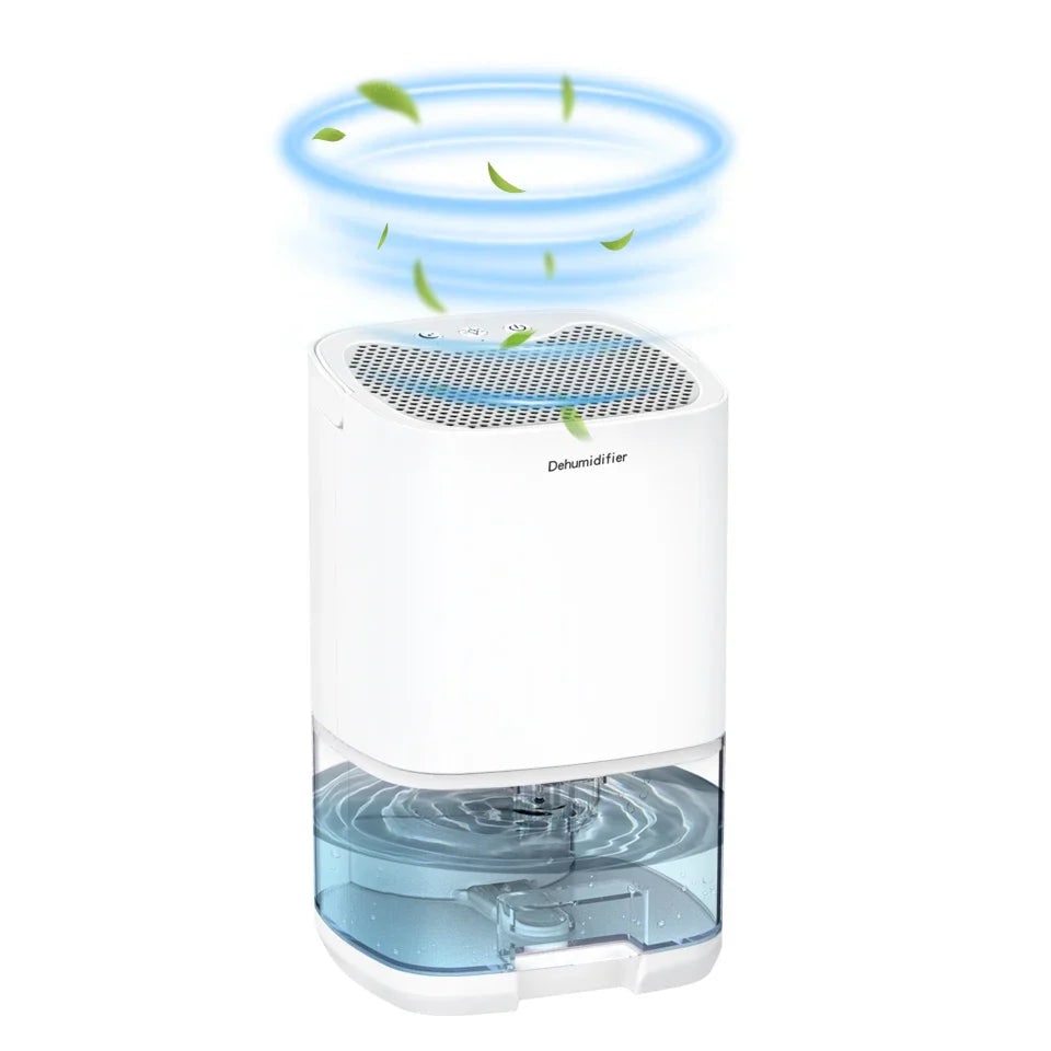 Osuszacz Powietrza z Osuszaniem Wilgoci i Jonizacją Zbiornik 1000ml Lampka Nocna LED