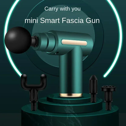 Pistolet do Masażu USB z 4 Końcówkami - Relaks Mięśni