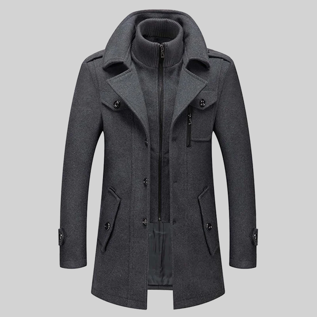 Płaszcz męski – modny design z nowoczesnym wyglądem