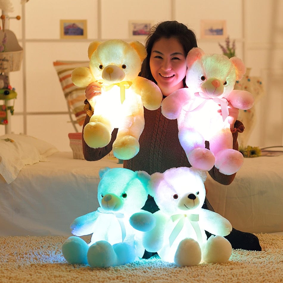Pluszowy Miś Lampka Nocna dla Dzieci – Magiczne Światło