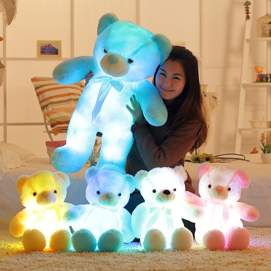 Pluszowy Miś Lampka Nocna dla Dzieci – Magiczne Światło