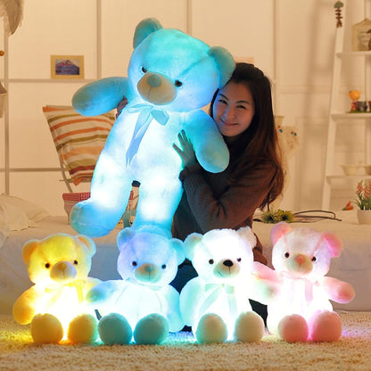 Pluszowy Miś Lampka Nocna dla Dzieci – Magiczne Światło