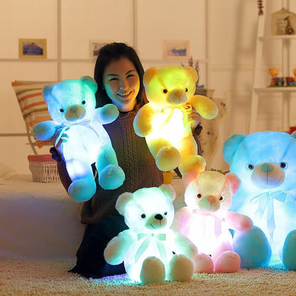 Pluszowy Miś Lampka Nocna dla Dzieci – Magiczne Światło
