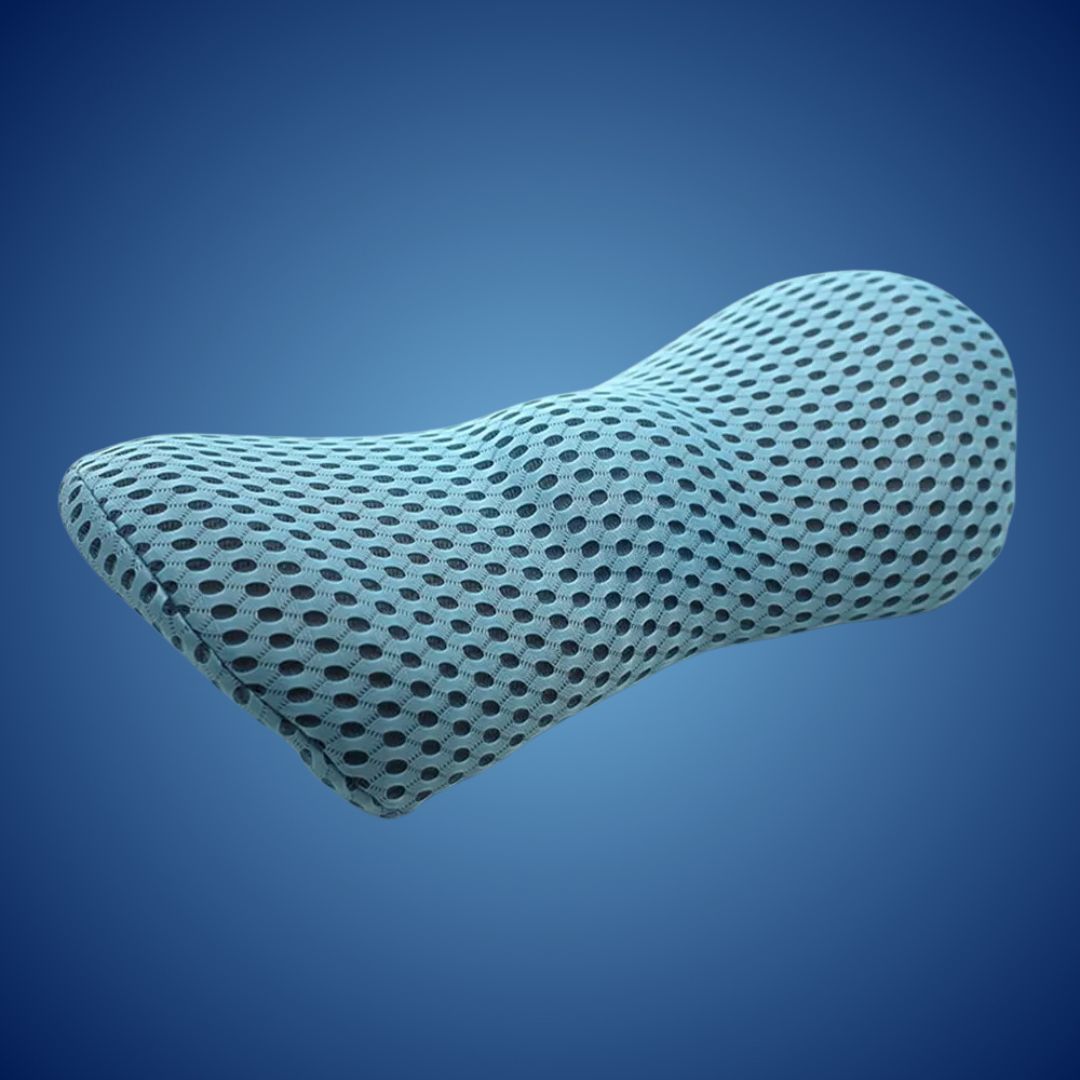 Podkładka lędźwiowa Comfortwave w kolorze polskim | Ulgę w dolnej części pleców - Ergonomiczna konstrukcja do użytku w b