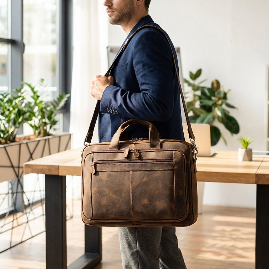 Profesjonalna Torba na Laptopa Unisex - Duża i Wytrzymała