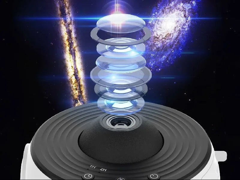 Projektor Planetarny 360° HD z 12 Efektami – Lampa Nocna Galaxy