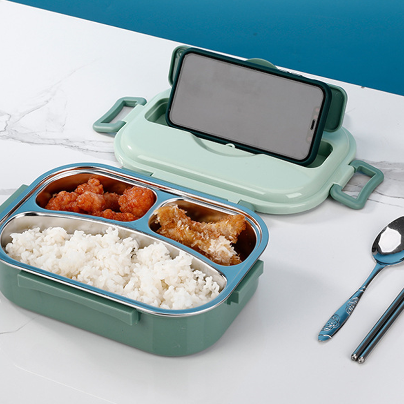 Przenośny Lunch Box z Przegrodami na Świeże Posiłki