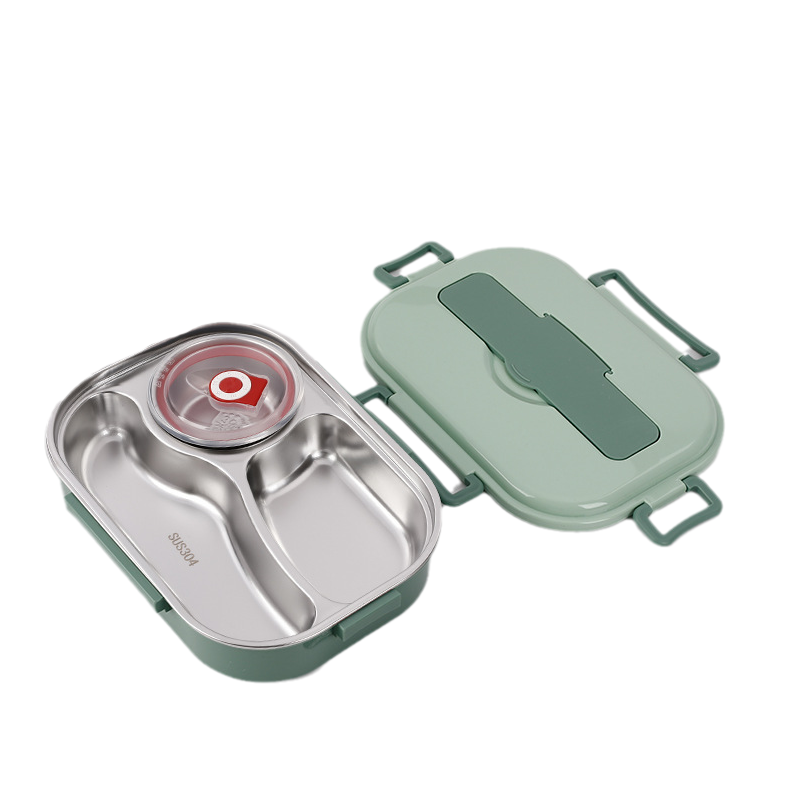 Przenośny Lunch Box z Przegrodami na Świeże Posiłki