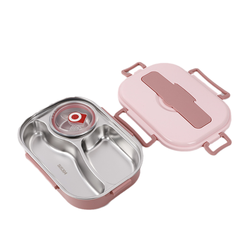 Przenośny Lunch Box z Przegrodami na Świeże Posiłki