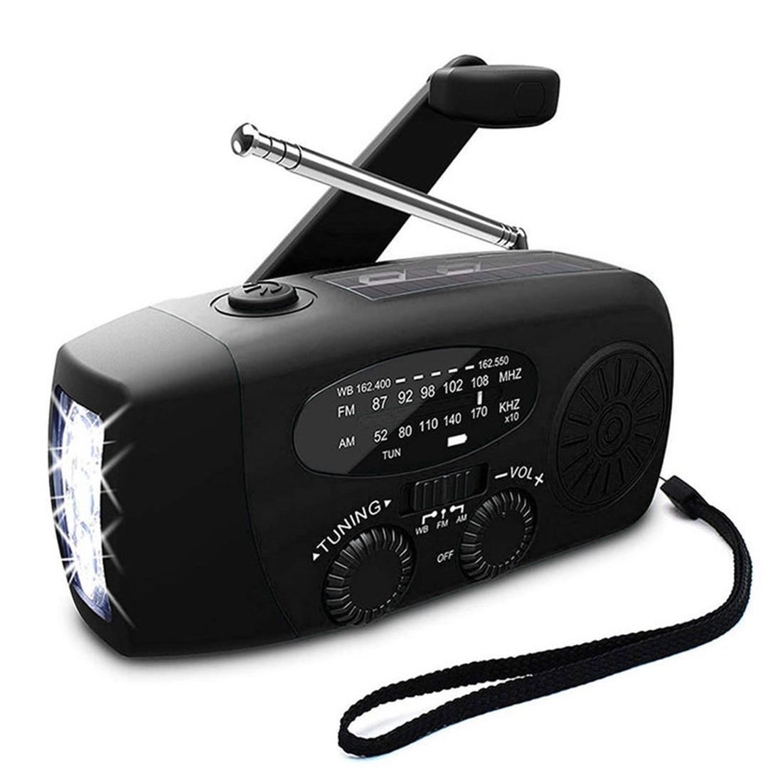 Radio awaryjne ręczne zasilanie korbowe