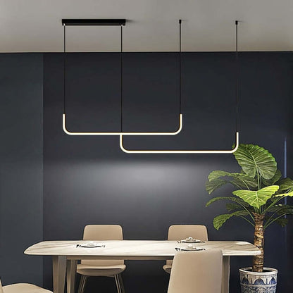 Regulowana Lampa Sufitowa LED Retro – Złoto/Czarny, Dostępna w 3 Rozmiarach