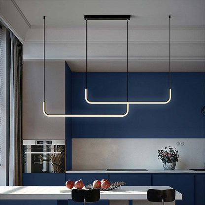 Regulowana Lampa Sufitowa LED Retro – Złoto/Czarny, Dostępna w 3 Rozmiarach
