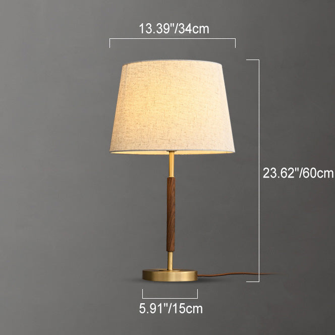 Retro Mosiężna Lampka Nocna Walcowa – Stwórz Przytulną Atmosferę