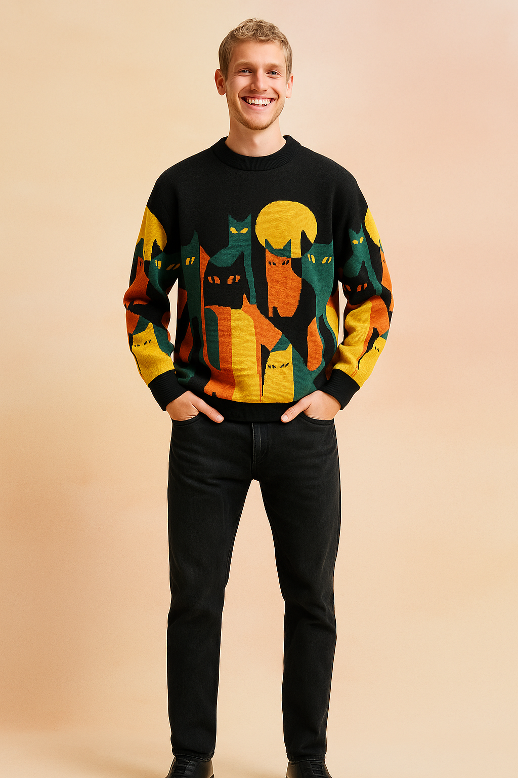 Siedem | Stylowe swetry męskie | Oversize