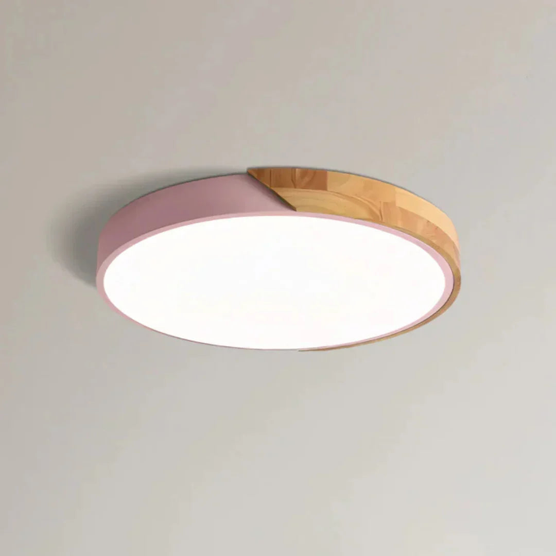Skandynawska Lampa Sufitowa LED – Drewniana Elegancja do Twojego Domu