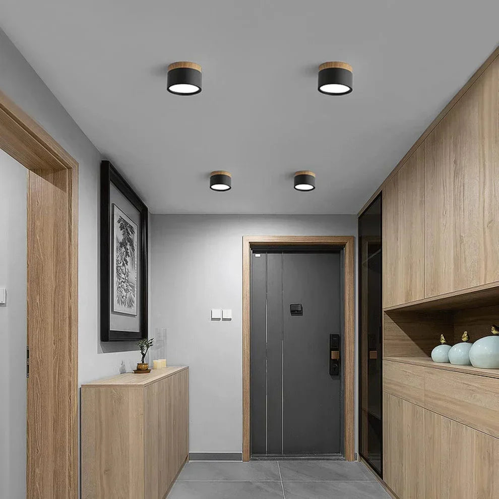 Skandynawska Lampa Sufitowa LED Natynkowa - Smukła i Stylowa