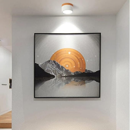 Smukła cylindryczna lampa sufitowa LED punktowa