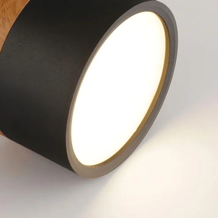 Smukła cylindryczna lampa sufitowa LED punktowa