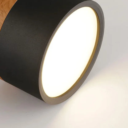 Smukła cylindryczna lampa sufitowa LED punktowa